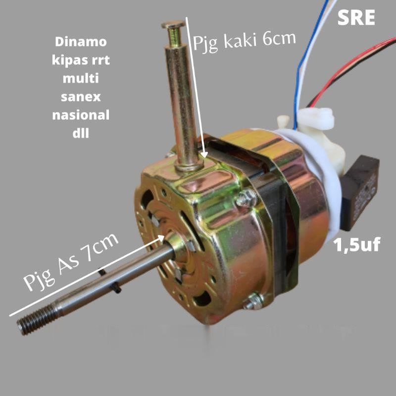 DINAMO KIPAS ANGIN BERDIRI RRT MULTI 1,5UF