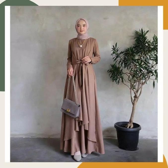 Baju gamis wanita RP ALUNA MAXI DRESS terbaru Fashion Busana Muslim