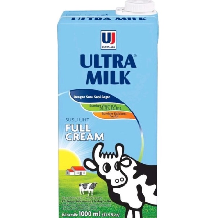 

SUSU UHT FULL CREAM MEREK ULTRA JAYA 1000ML