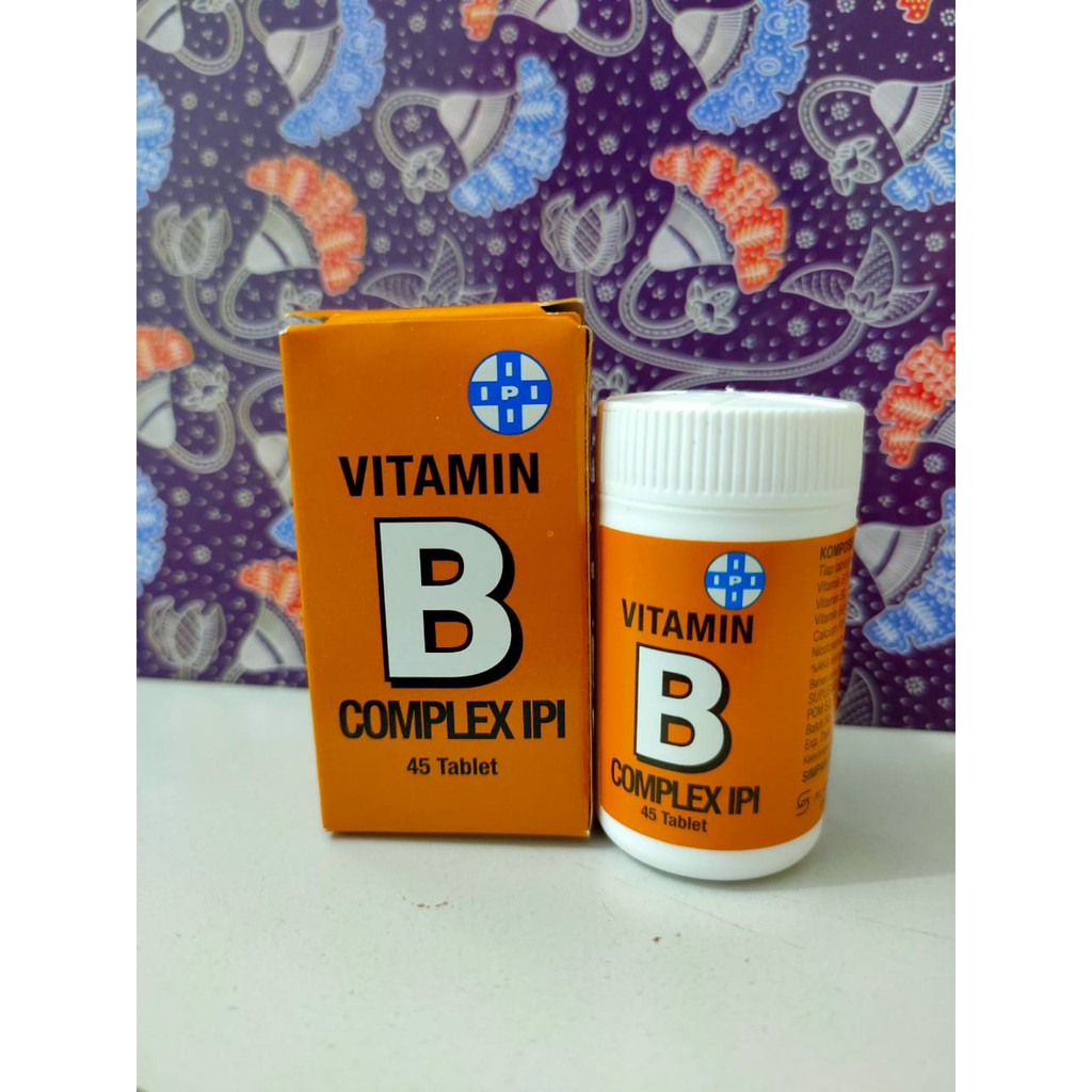 Jual VITAMIN B COMPLEX IPI 45 TAB | Shopee Indonesia