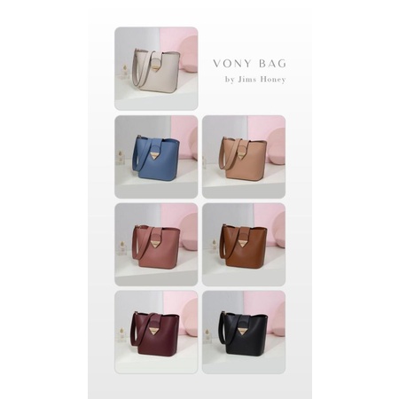 Vony Bag Jimshoney Original Tas Selempang Wanita realpic cod free pouch official store