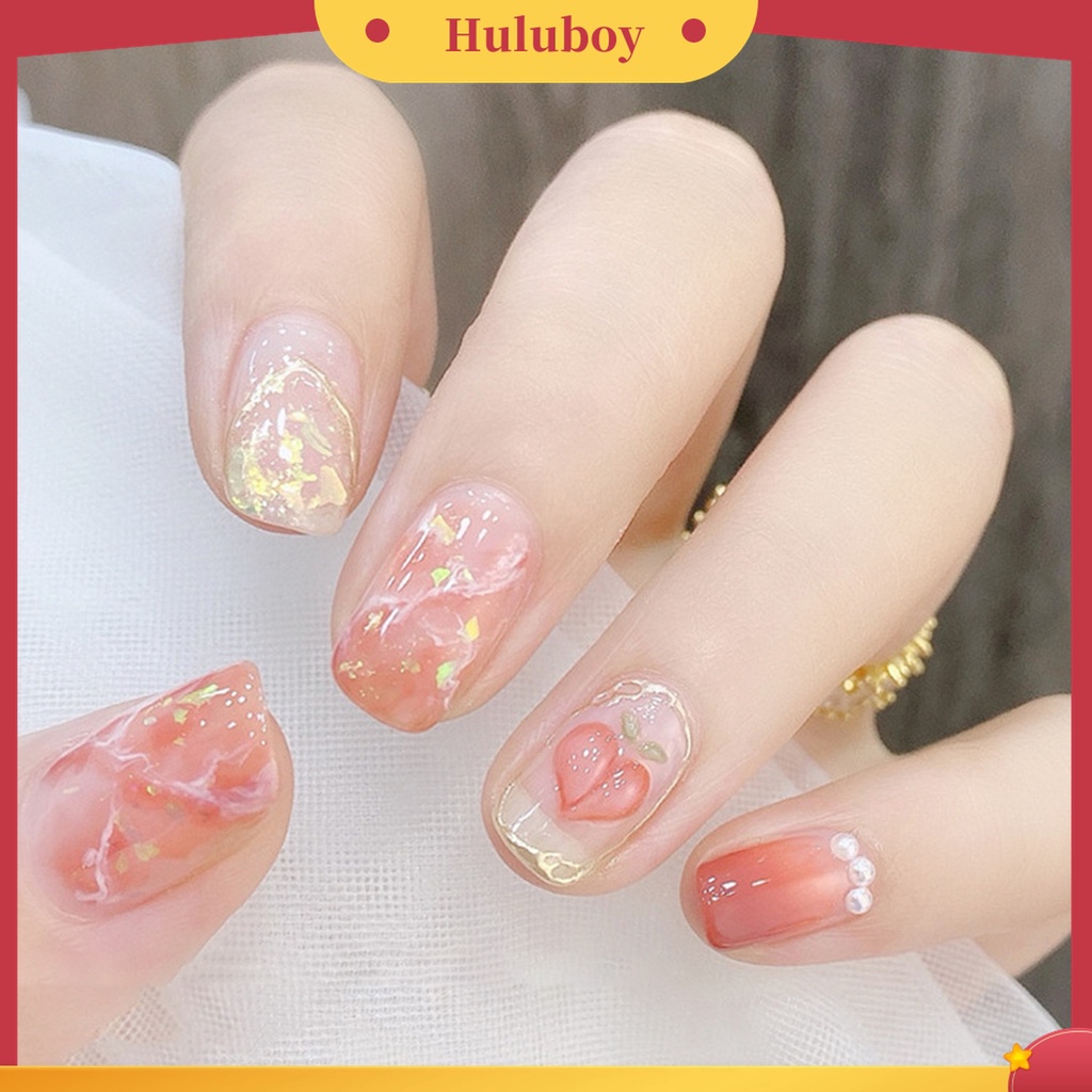 Huluboy Huluboy♡ Payet Glitter Portable Warna-Warni Untuk Nail Art