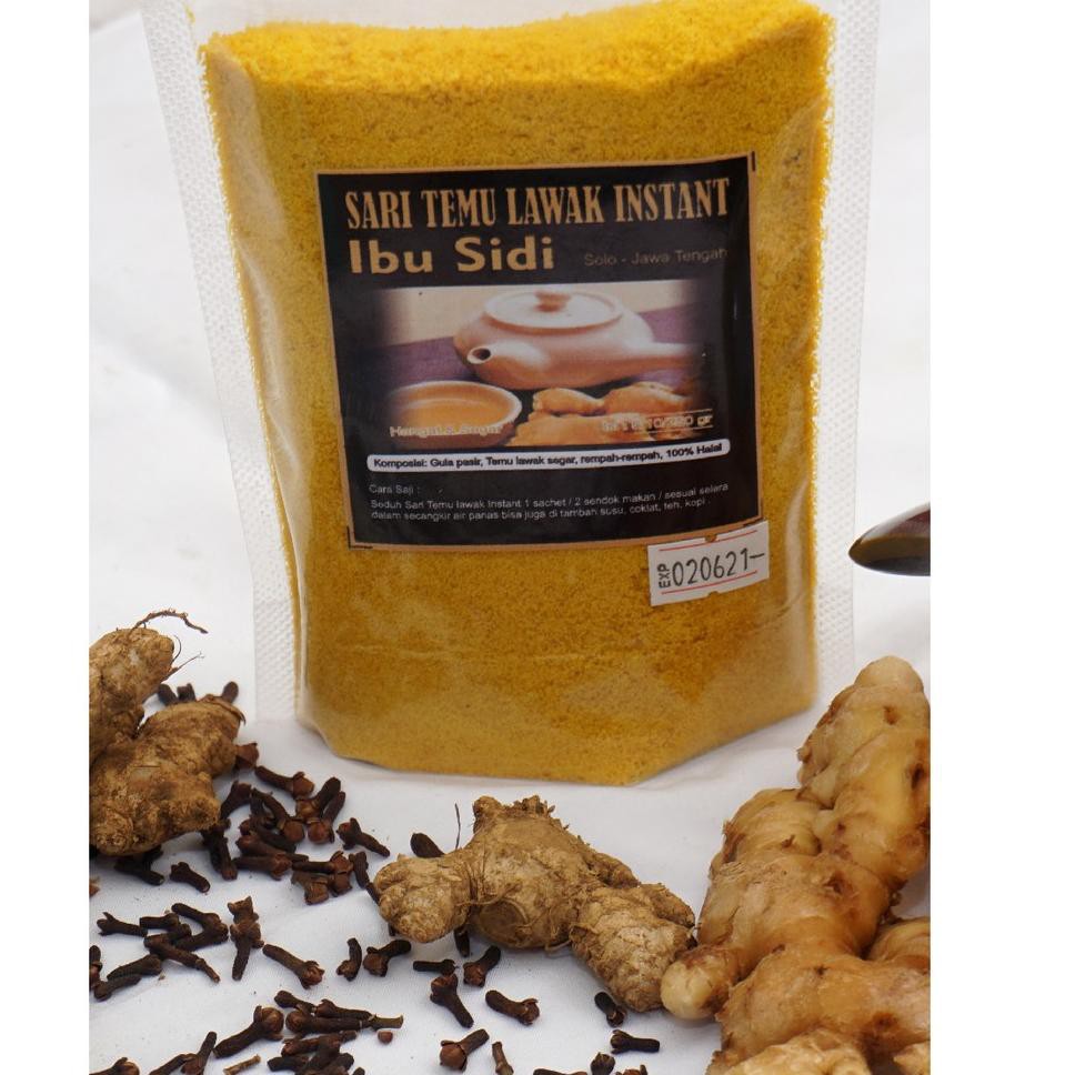 

AdA BanyAk's SARI TEMULAWAK INSTANT IBU SIDI MINUMAN HERBAL KHAS SOLO |K4W004 ,.