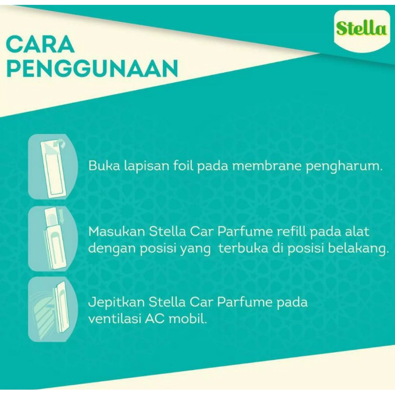 Stella Car Parfume Refill Musk Yellow 8ml