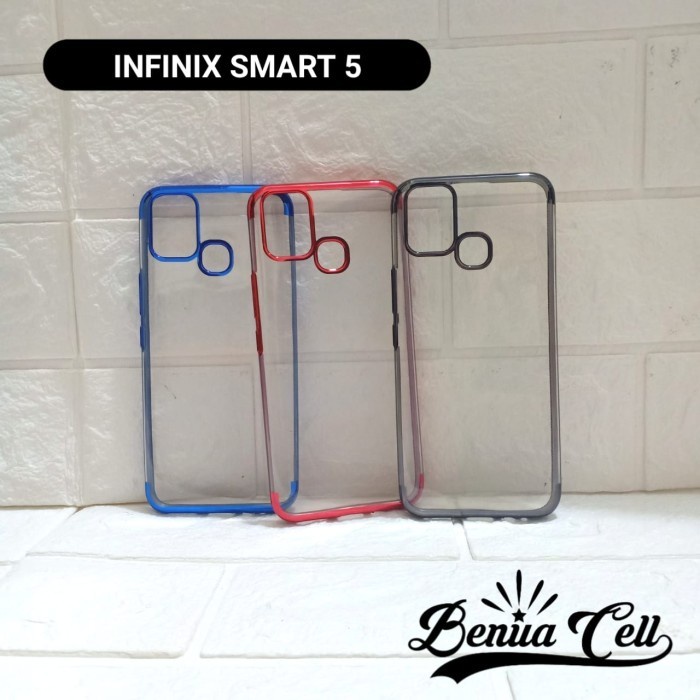 SOFTCASE INFINIX SMART 5 - PREMIUM SHINING CHROME INFINIX SMART 5