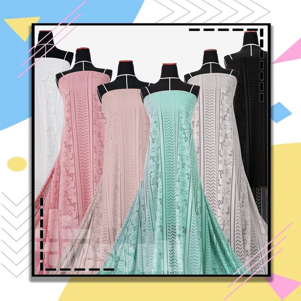 KAIN BRUKAT / KAIN BROKAT SALUR BUNGA (1)