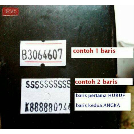 

Jual Alat cetak Label merk bandrol harga Price Labeller 2 baris isi kertas terakhir