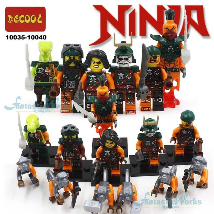 WB-0184 brick lego NinjaGo Mini figure Ninja Go