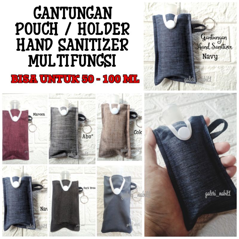 Gantungan Hand Sanitizer Pouch Botol Gel/Spray