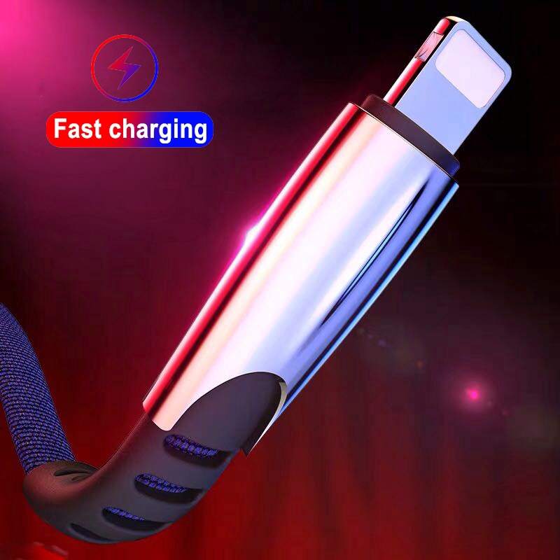 Kabel Data / Charger Micro USB Tipe C Fast Charging Bahan Aluminium Alloy untuk Android