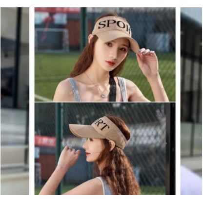 Topi Sport Wanita / Topi Golf / Topi Olahraga Wanita / Topi Senam Wanita / Topi Rajut