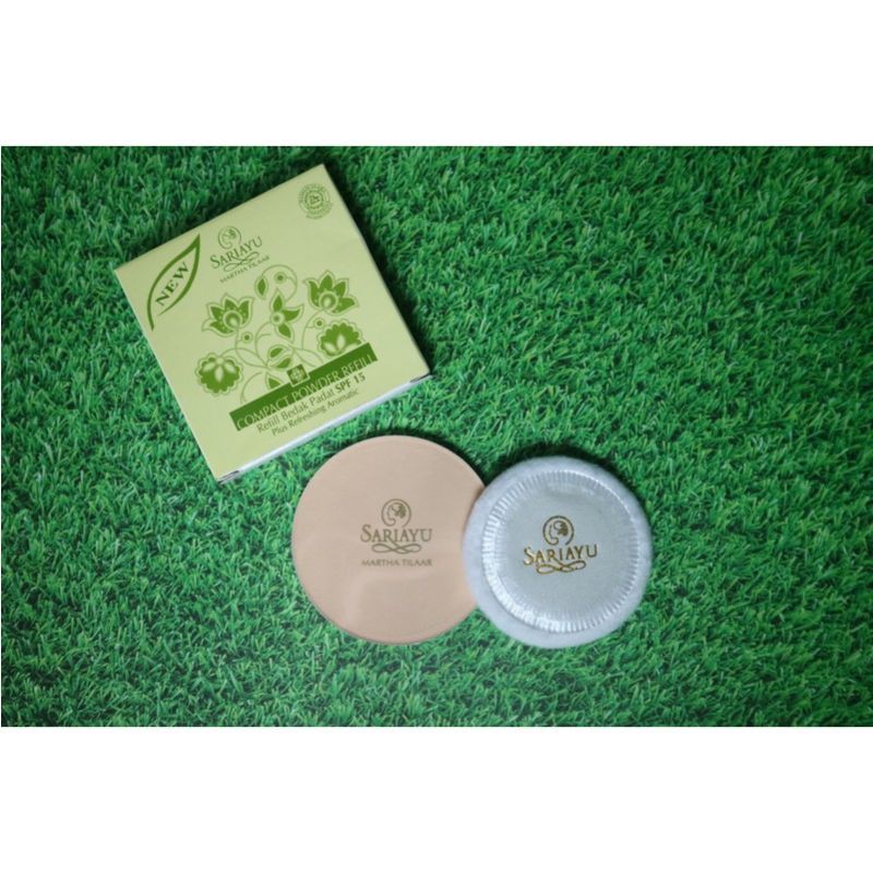 [Kemasan Baru] SARIAYU Compact Powder Refill/ Refill Bedak Padat SPF 15
