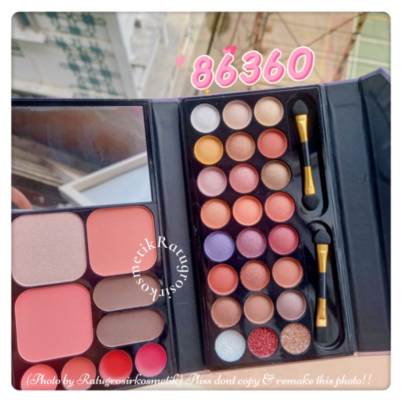 PROMO!!EYESHADOW PALETTE MAKE UP BUBBLE PEACH/STRAWBERRY MILK ANYLADY NO.8636N/HAPPT TIME NO.8614HD