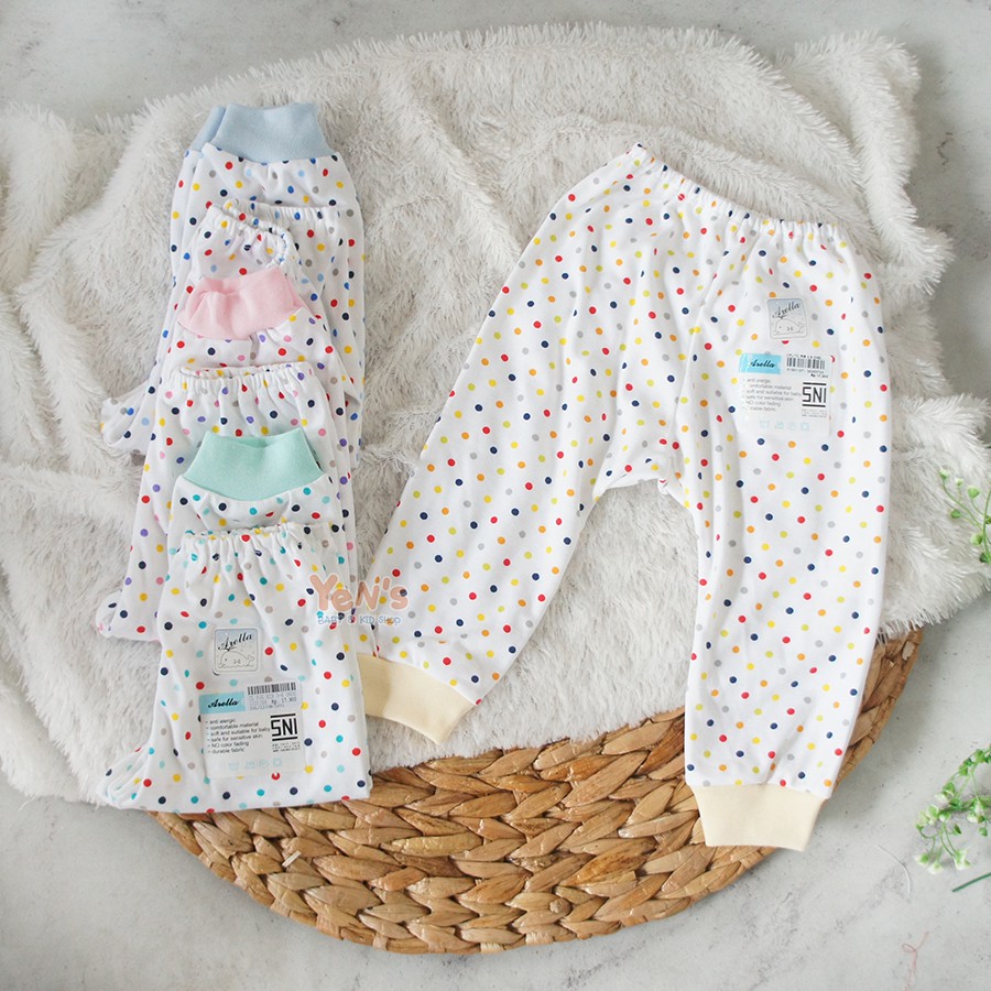 ARELLA Celana Panjang Bayi Rib Motif Onde