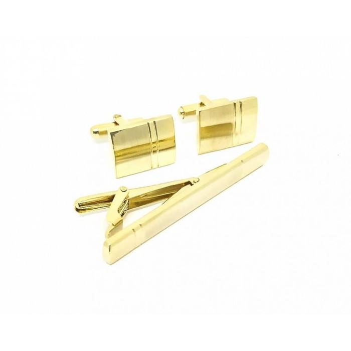 Cufflink Houseofcuff Cufflink Kancing Manset Jepit Cufflinks Pin Tie Set Gold J