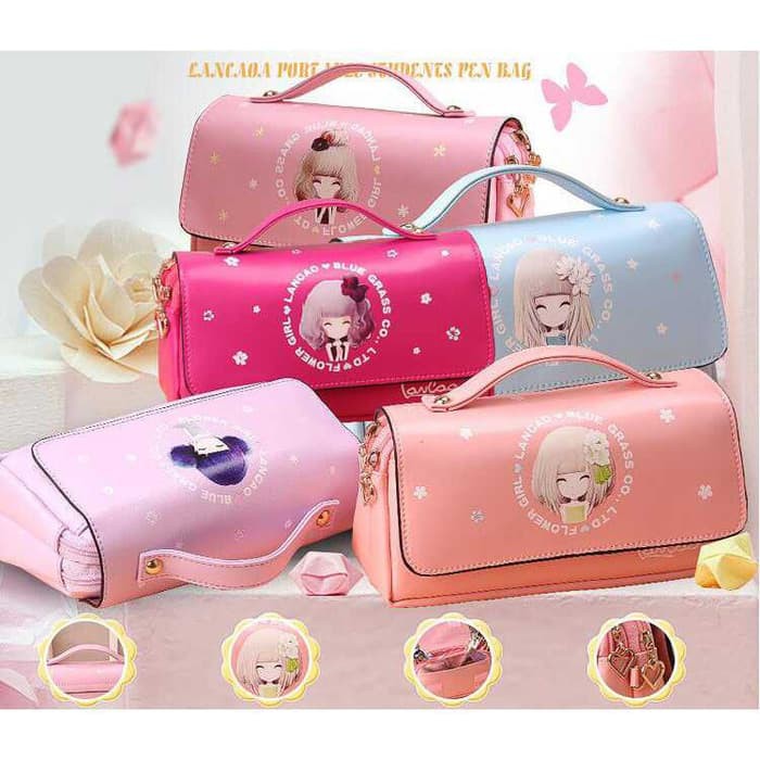 

Kotak Pensil Cute Girl - Multi Warna