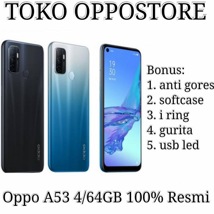 Oppo A53 ram 4/64 New garansi resmi 1 tahun opo