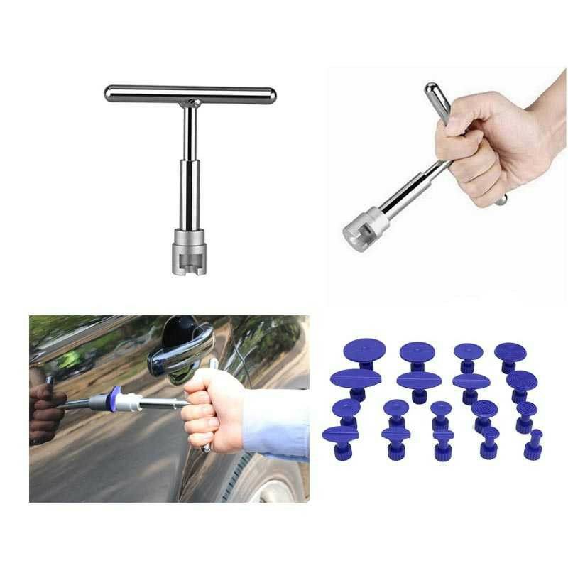 Set Kumplit Alat Perbaikan Body Mobil Penyok Ketok Magic PDR Dent Puller Sliding Hammer