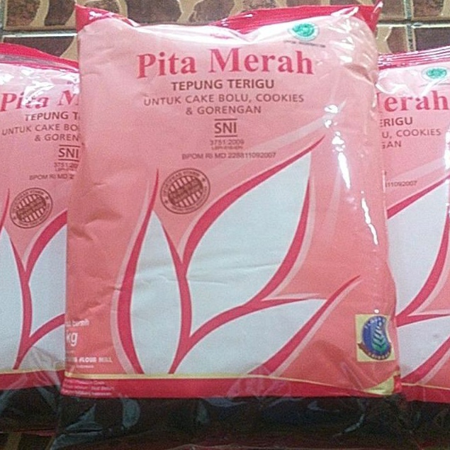 

Tepung Terigu Sriboga Pita Merah (1Kg)