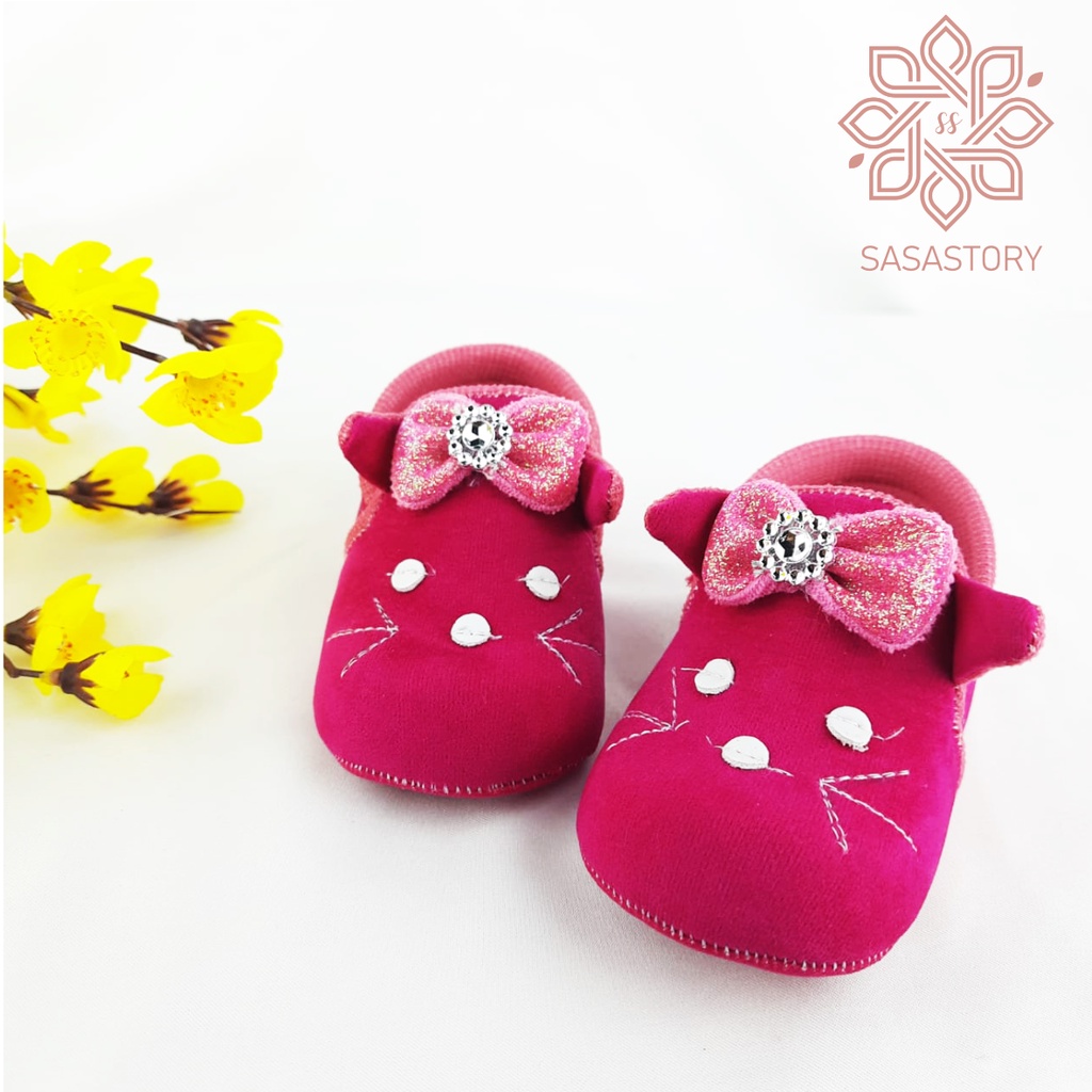 SEPATU PREWALKER BABY BAYI ANAK UNISEX KARAKTER HEWAN 0-12 BULAN FP11