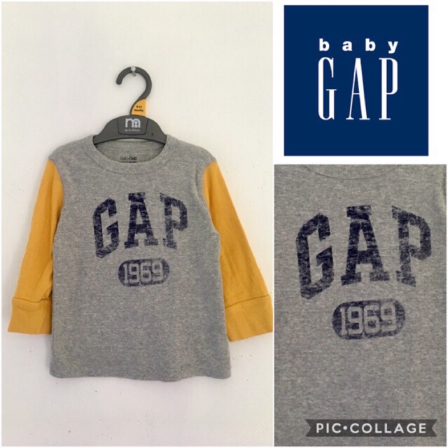 Baby Gap Long Sleeve Tee/ baby gap tee/ kaos baby gap
