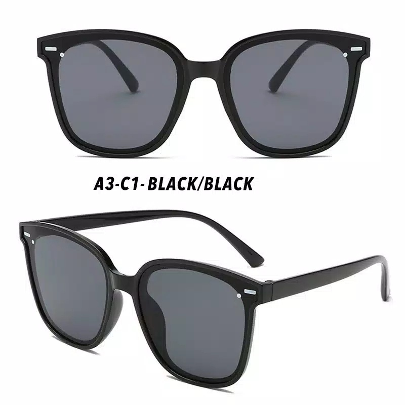 PL-H003 Korean Design Retro Mata Kucing Kacamata Hitam Wanita Sunglasses KM01