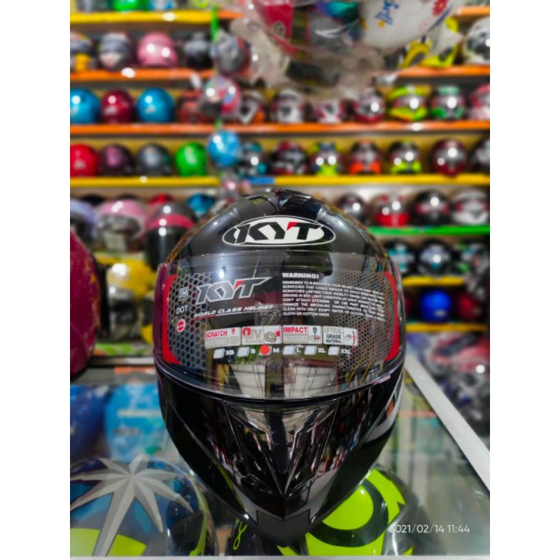 HELM KYT MODULAR RXX BLAK//HELM KYT MULTI FUNGSI ORIGINAL 2KG ONGKIR-2