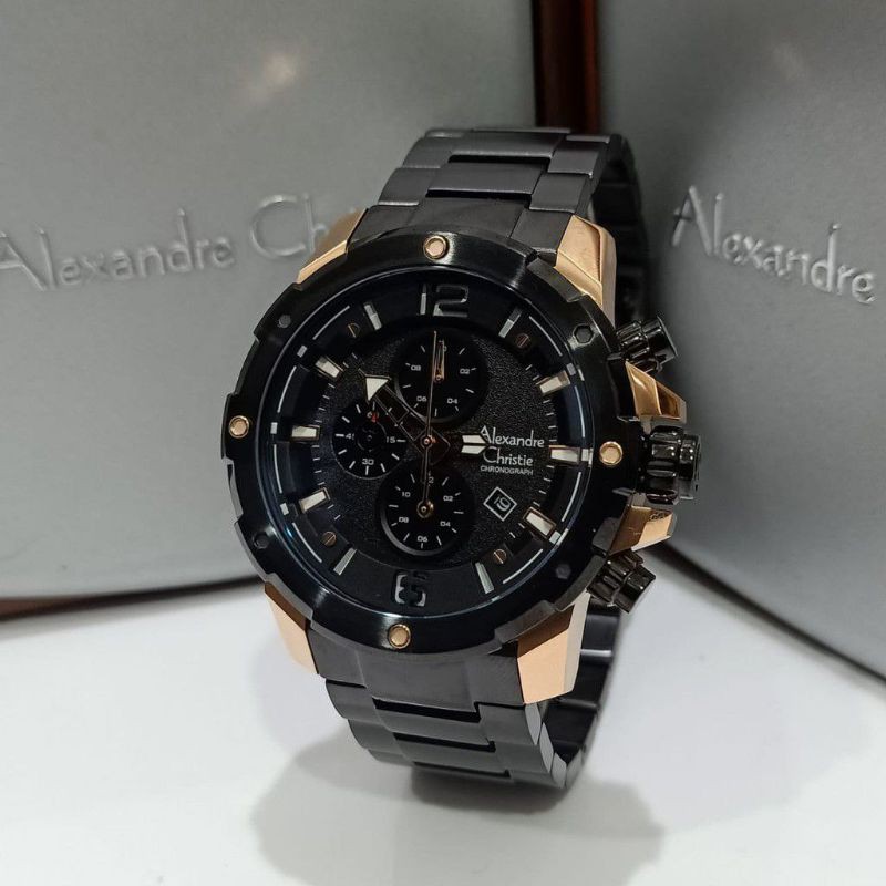 Jam Tangan Pria Alexandre Christie AC 6416MC