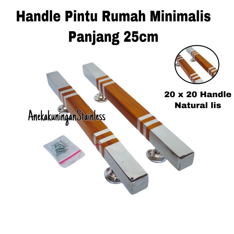 handle pintu / gagang pintu / gagang pintu rumah kotak grafir panjang 25cm