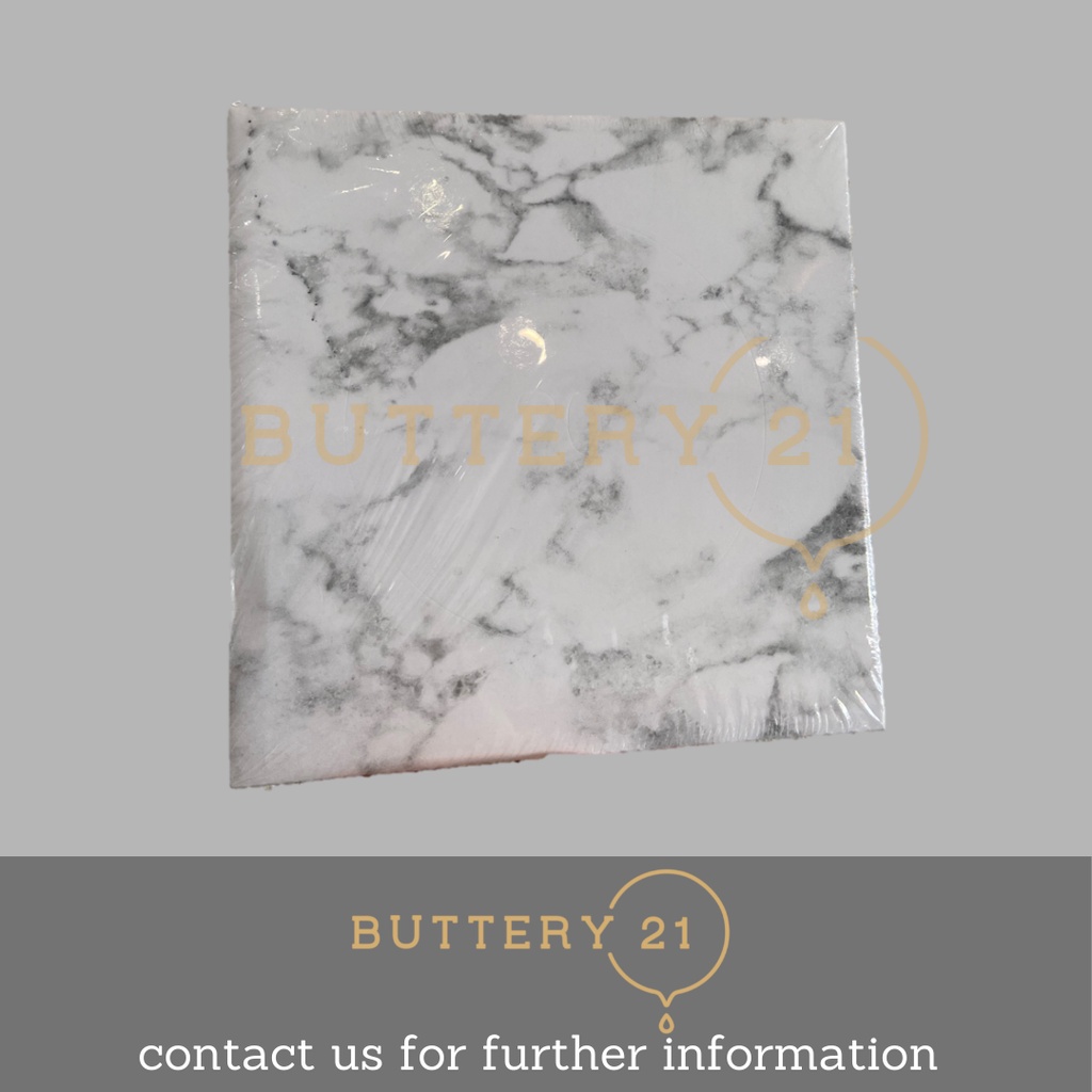 

ALAS CAKE / CAKE BOARD WHITE MARBLE