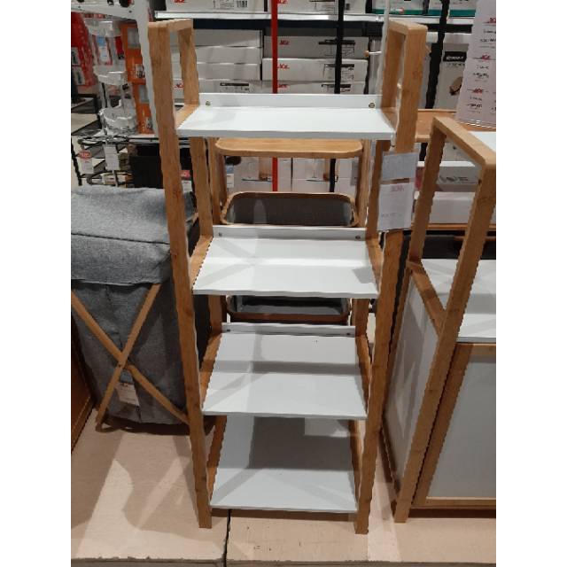 WENKO Rak  Kayu  Modern 4  Tingkat  by INFORMA Shopee Indonesia
