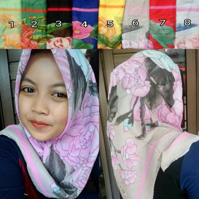 JILBAB SEGI EMPAT / KERUDUNG SEGI EMPAT / HIJAB SEGI EMPAT / JILBAB MOTIF