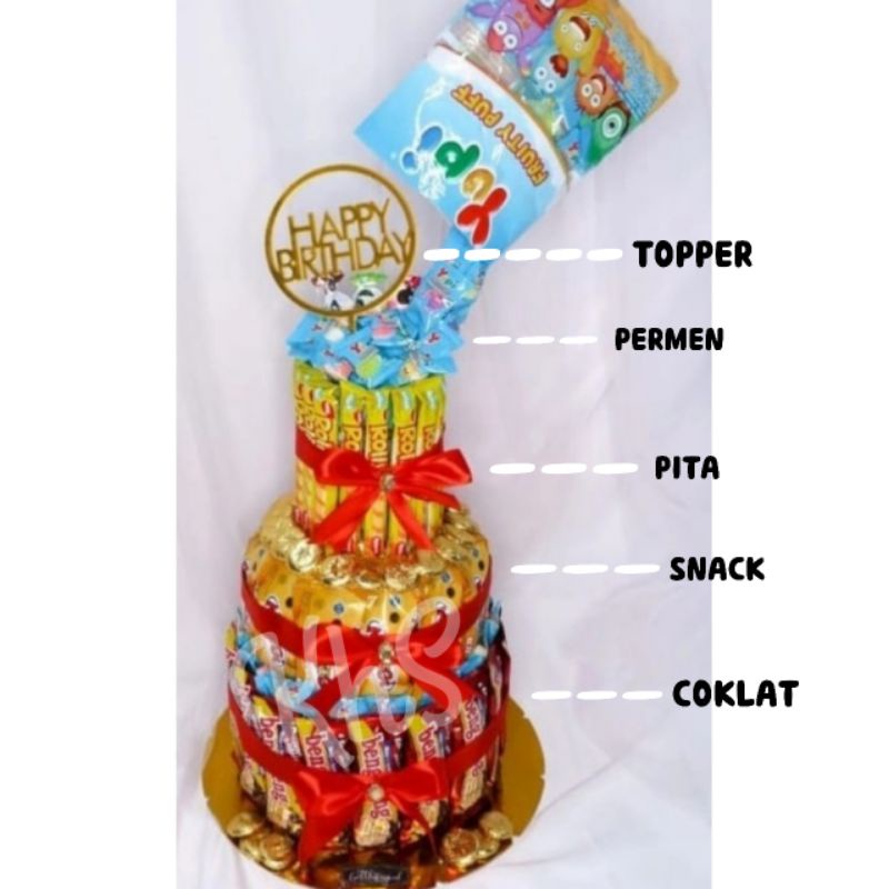 TOWER SNACK CAKE/TOWER SNACK 1 tingkat 2 tingkat 3 tingkat