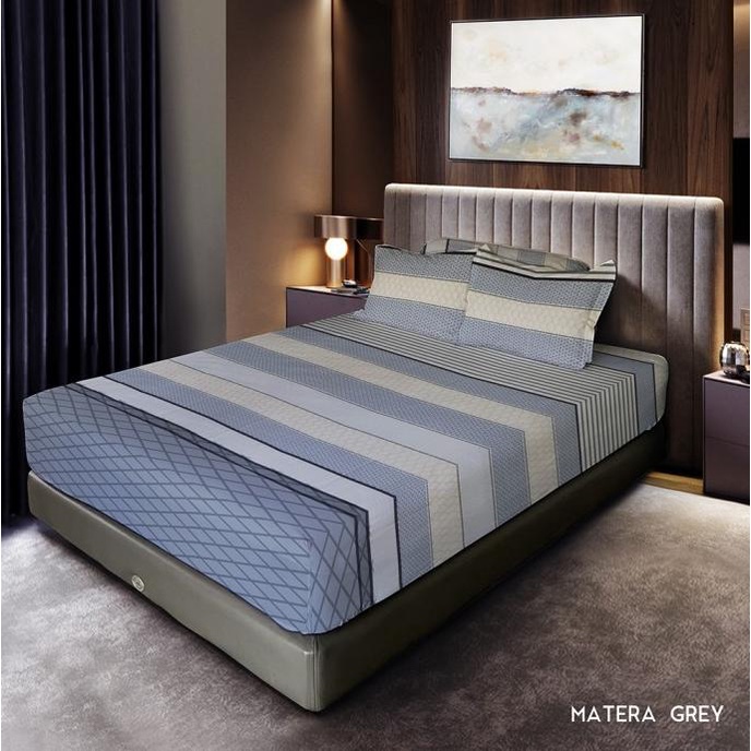 Celina by King Rabbit 100% Cotton Silk Sprei 100x200 cm Mattera Blue -