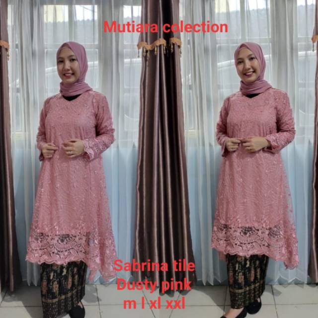 Kebaya tunik sabrina tile terbaru