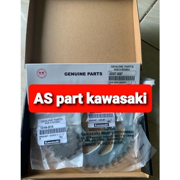 Gear gir seat depan zx130 zx 130 original kawasaki