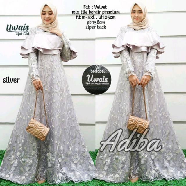 ADIBA DRESS / ORI BY UWAIS / BEST SELLER / TILE / DRESS