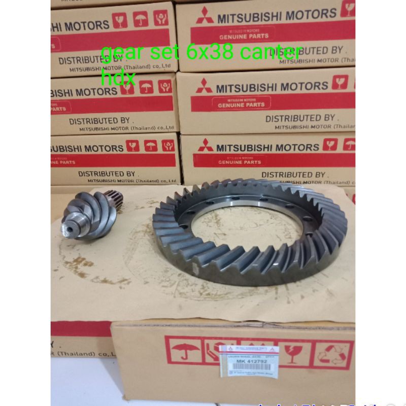 New gear set crown wheel 6x38 canter canter hd MK 412792