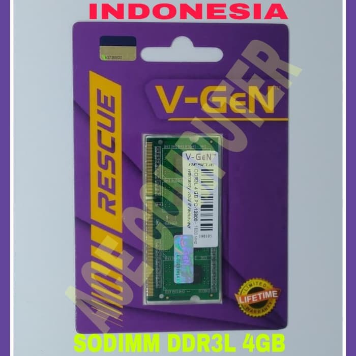 V-Gen Sodim Ddr3 4Gb Pc-12800 Ke503
