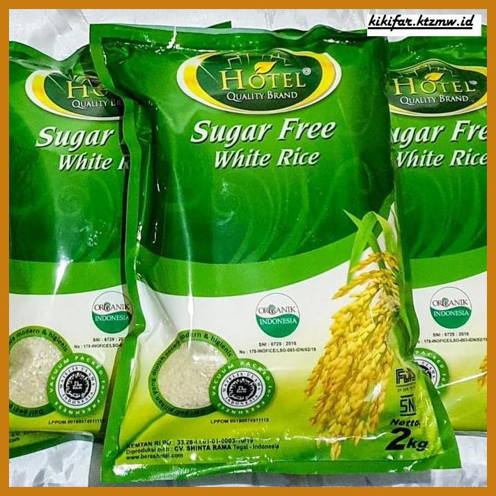 

ANEKA-BERAS- HOTEL SUGAR FREE WHITE RICE ORGANIC 2 KG -BERAS-SEHAT.