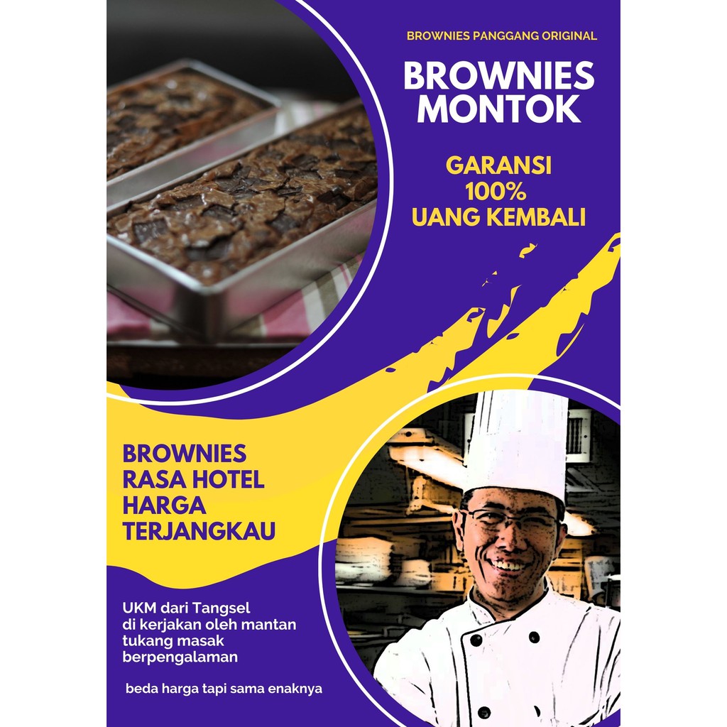 

BROWNIES / CHEWY BROWNIE / FUDGY BROWNIES / ORIGINAL BROWNIES / BROWNIES PANGGANG