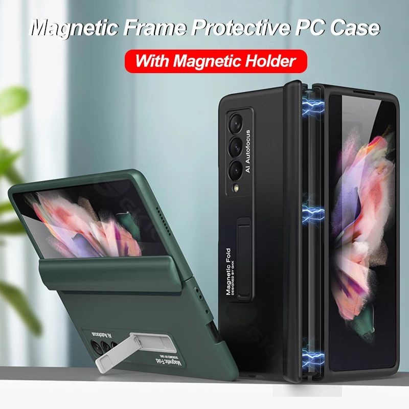 Hard Case Samsung Galaxy Z Fold 3 Fold3 5G Original GKK Stand Full Body Cover Hinge Lipatan Hardcase