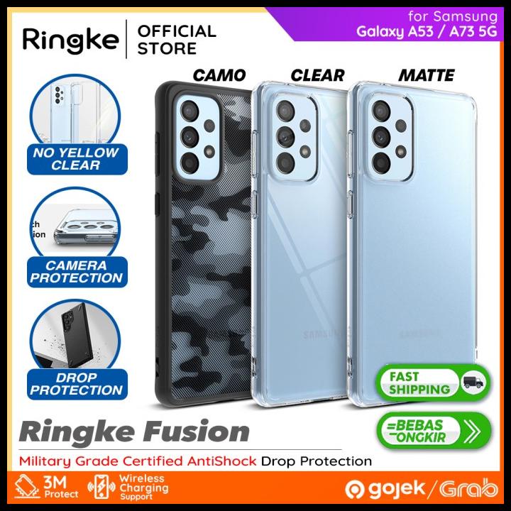 Case Samsung Galaxy A53 A73 5G Ringke Fusion Soft Casing Original