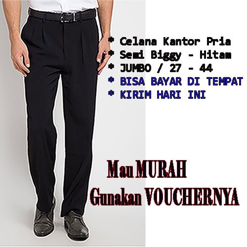 Celana Formal Panjang Celana Pria Kerja Semi Baggy 27 32 Atea Celana Murah Cdxbg2 Shopee Indonesia