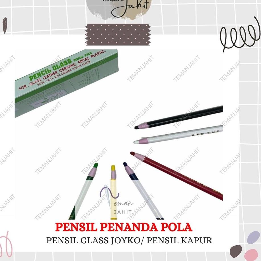 

Terbaik PENSIL KACA JOYKO LUSINAN /PENSIL DERMATOGRAPH / PENSIL KAPUR JOYKO / Pencil Glass Joyko