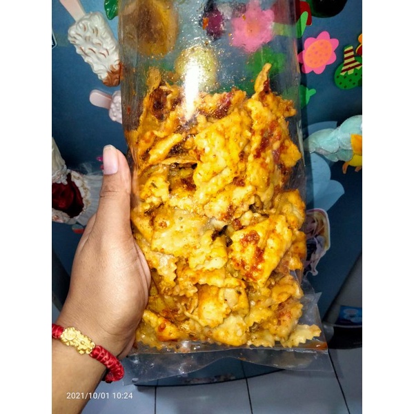 

keripik bawang pedas vergnanda