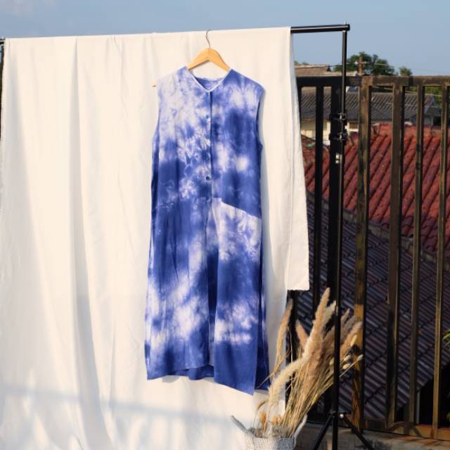 Anjani Shibori Blouse Tunik