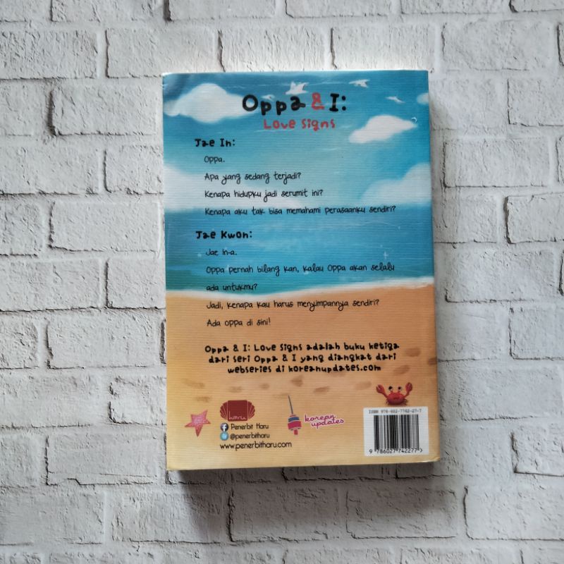 [preloved novel] oppa&amp;I:love signs by orizuka&amp;lia indra