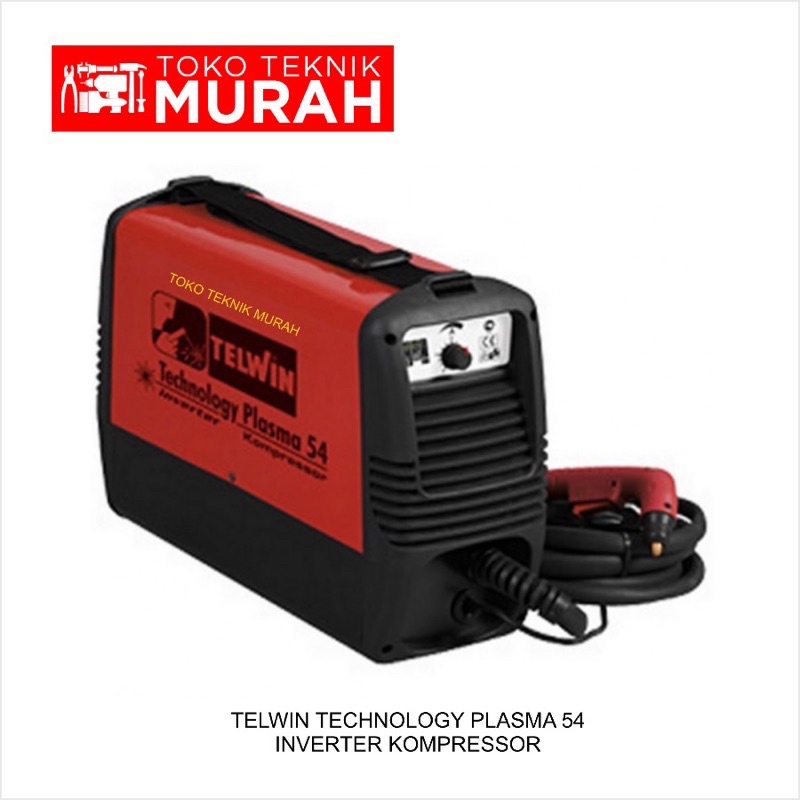 Telwin Plasma 54 Mesin Las Potong Cutting Inverter Kompressor Made In Italy