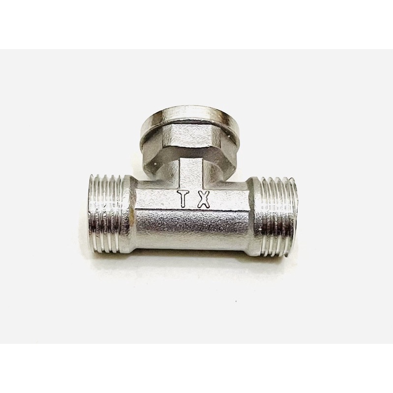 Nepel T Stainless 1 Drat Dalam 2 Drat luar - Nepel Tee 1/2 Inch 1/2 &quot; SS 304 Stainless